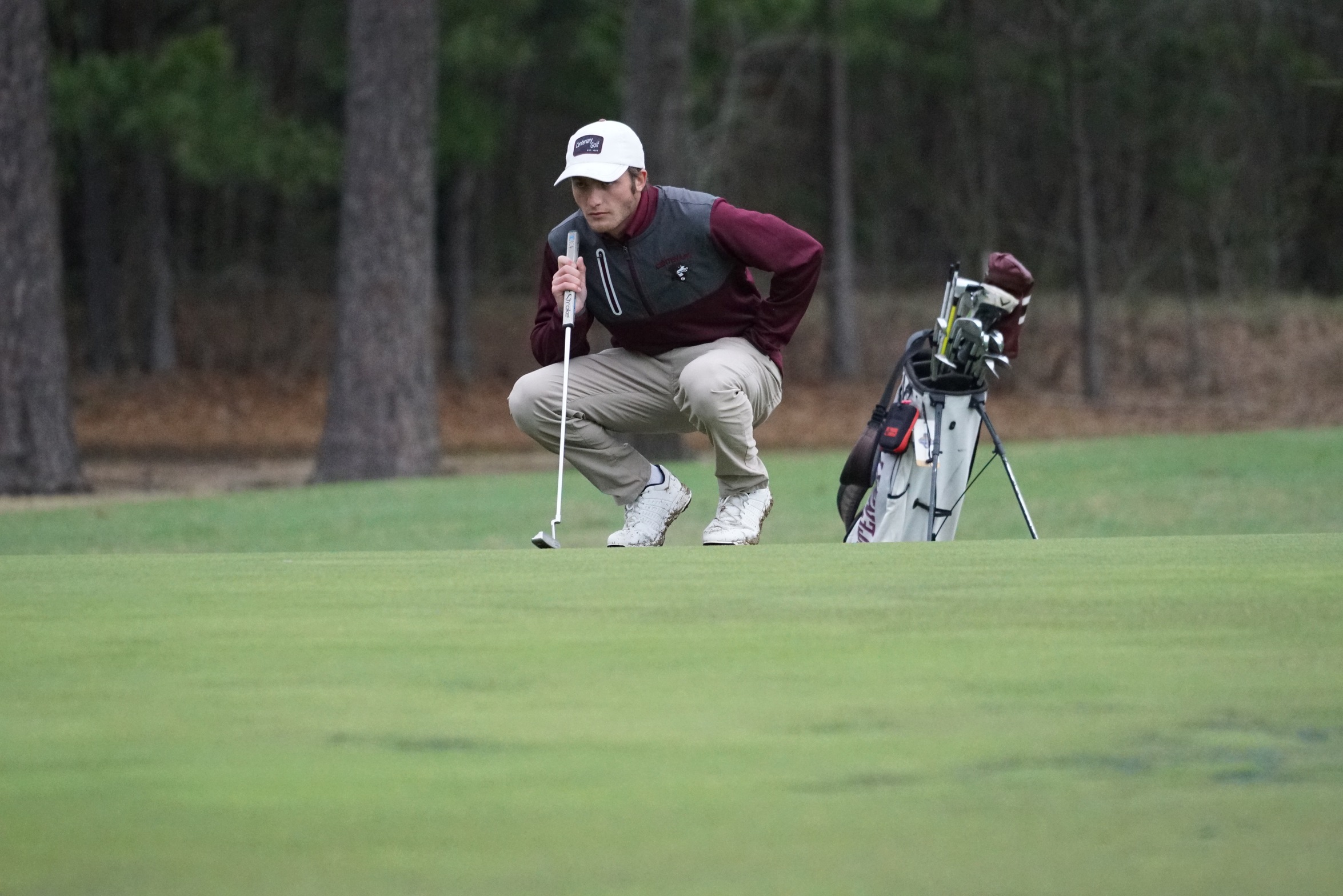 Senior Andrew Bennett earned a fifth-place finish on Tuesday in the Gents' home tournament.