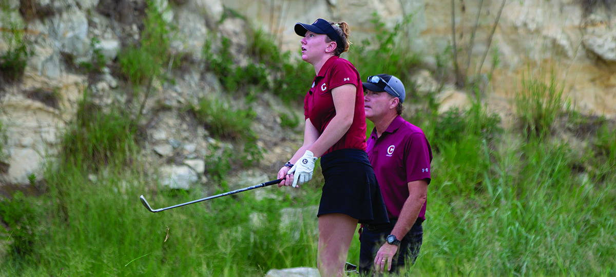 Senior Abby Hayes is looking for another top-20 finish in the Ladies' home tournament this week.