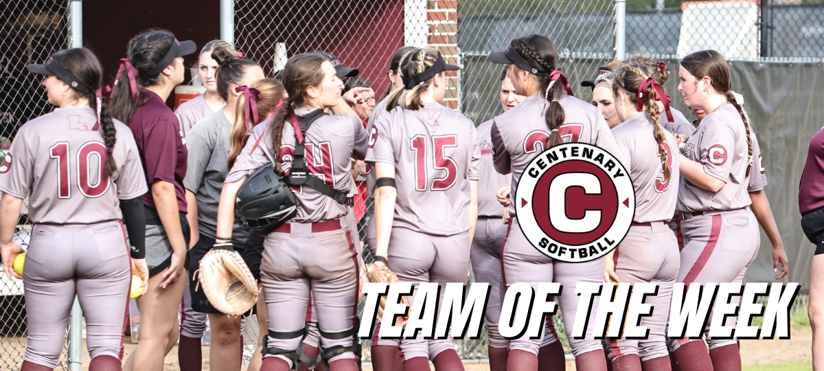 Softball Selected as "Team of the Week"