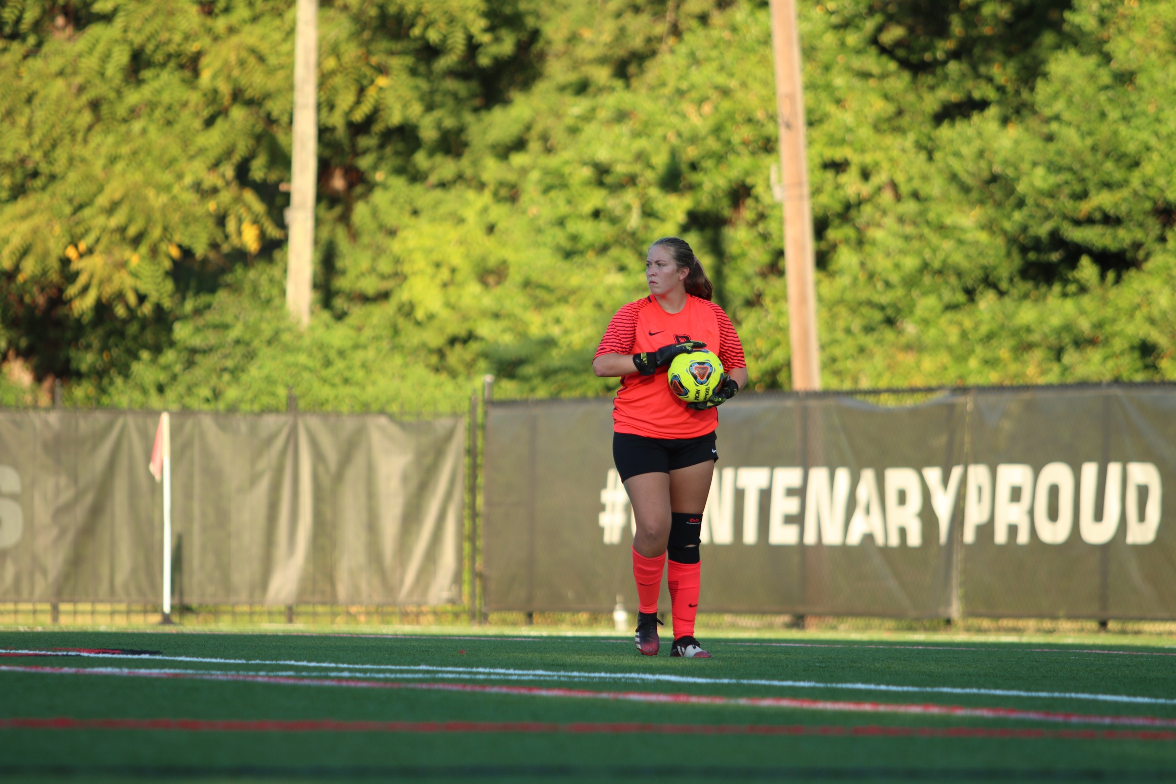 Junior GK Madison Ersoff had a career-best 13 saves in Friday's 1-0 loss.