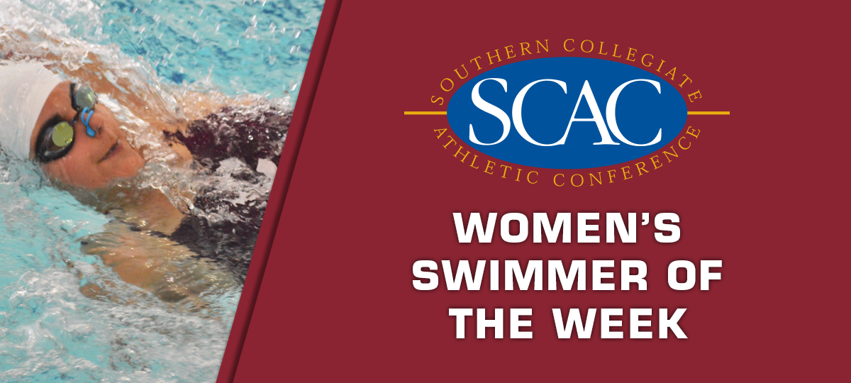 Brianna Serret Named SCAC Women’s Swimmer Of The Week