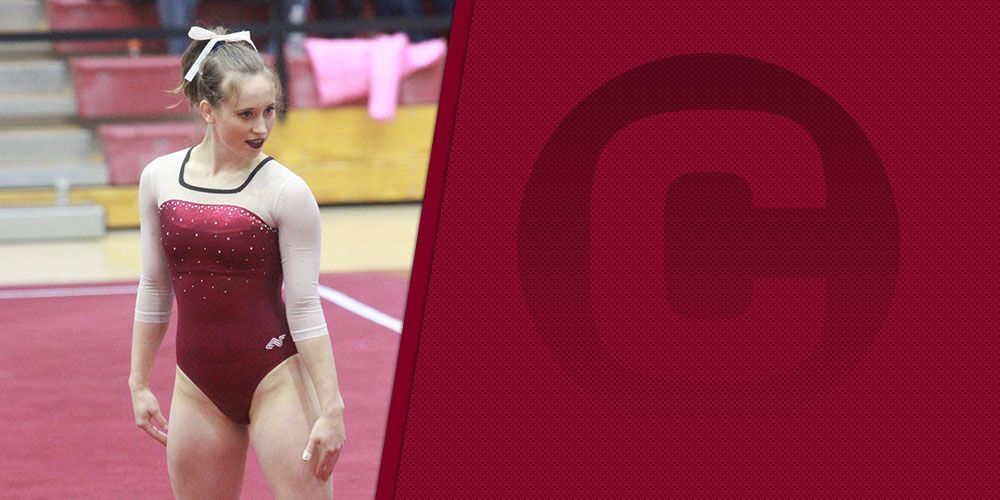 Gymnastics Concludes Weekend with Season High on Floor, Two Event Wins