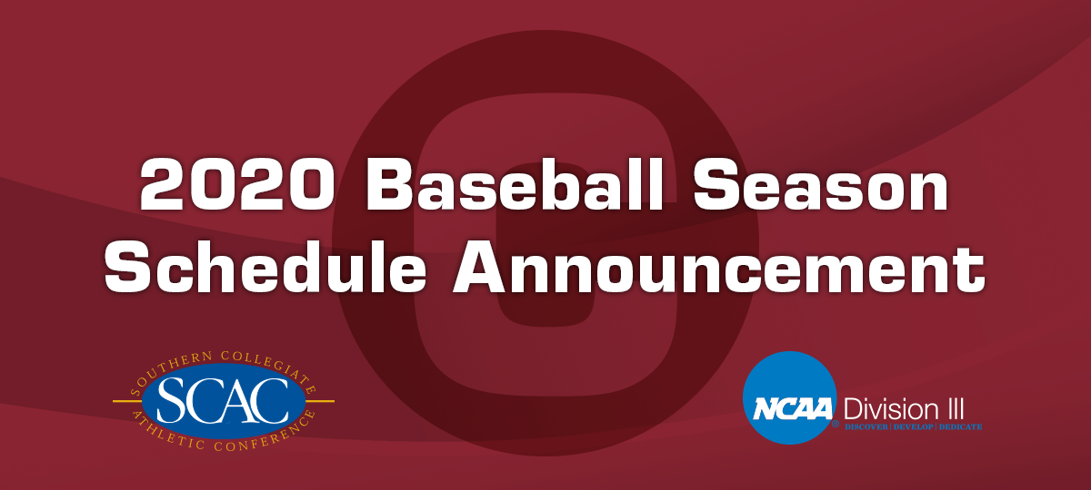 Baseball Program Releases 2020 Schedule