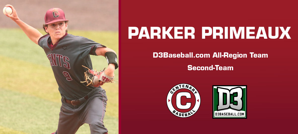 Parker Primeaux Named To D3baseball.com All-Region Team