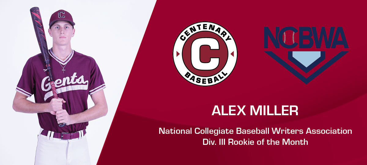 Alex Miller Named NCBWA Div. III Rookie Of The Month