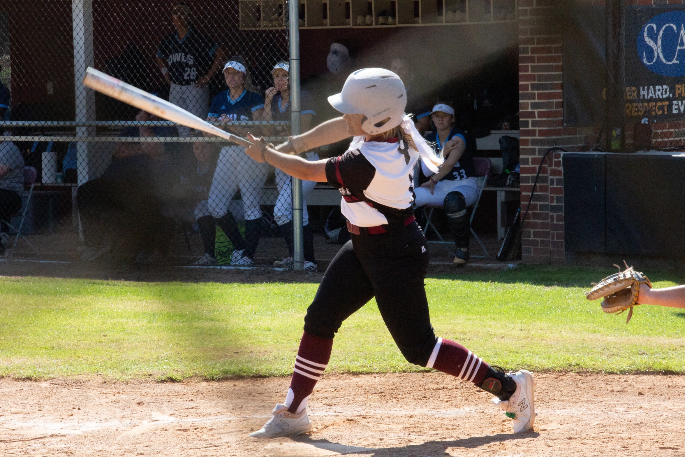 Senior CF Mallory Stout and the Ladies will face Schreiner this weekend at home.