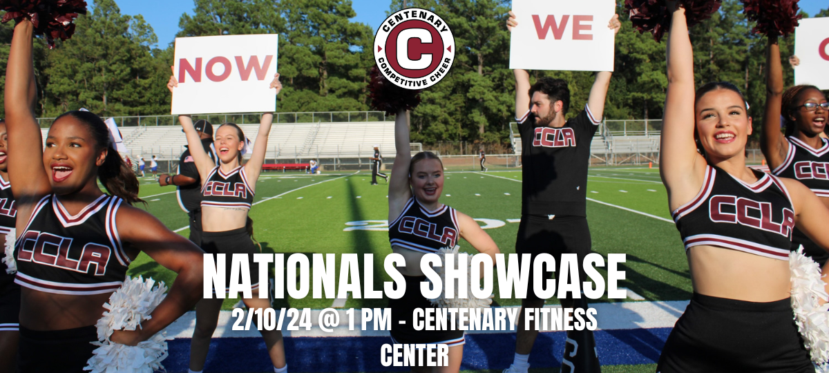 Cheer will showcase its nationals routines on Saturday.