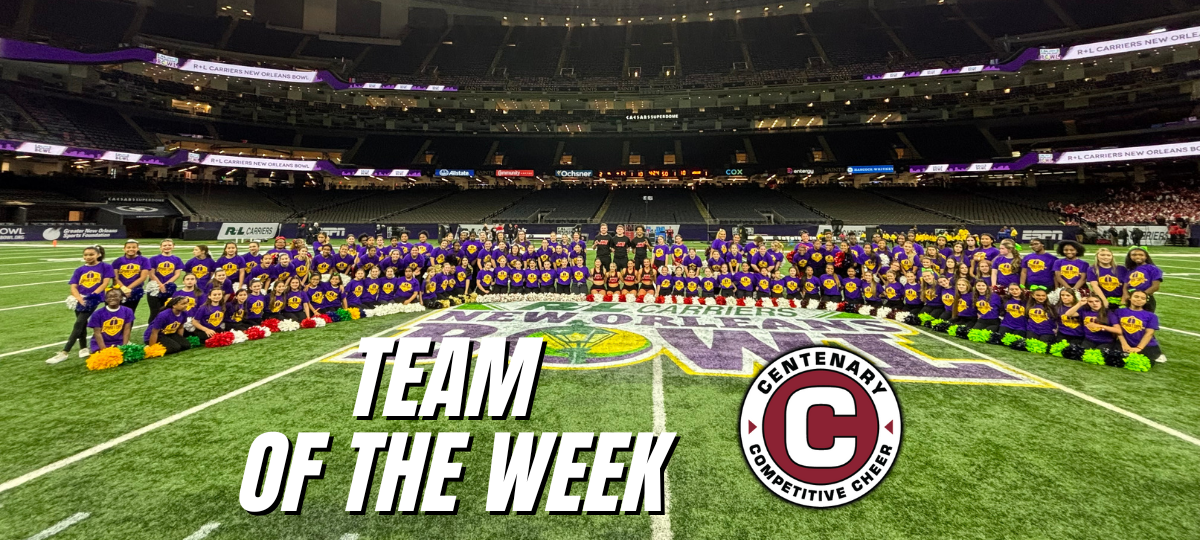 Competitive Cheer Selected as "Team of the Week"