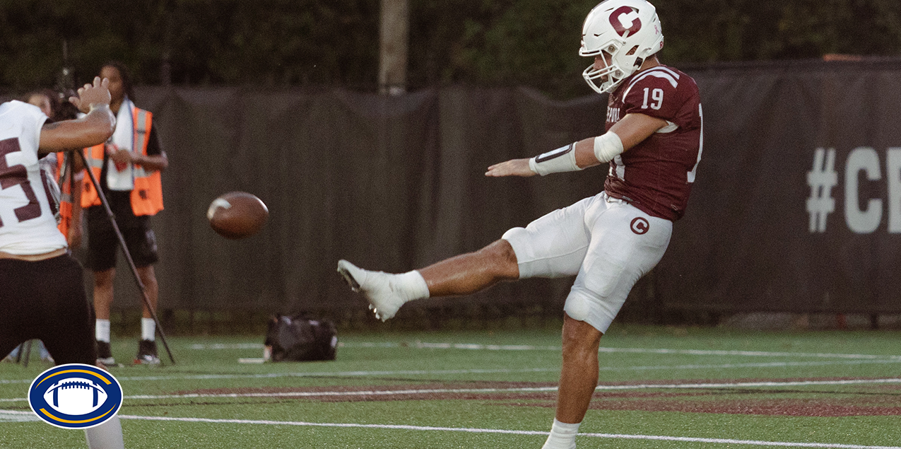 Vance Feuerbacher, Centenary College, Special Teams Player of the Week (Week 6)