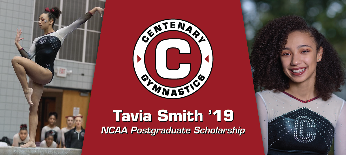 Former Centenary Gymnast Tavia Smith '19 Awarded NCAA Postgraduate Scholarship