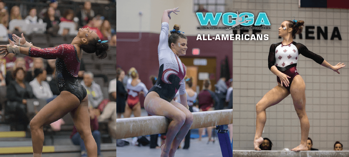 Three Ladies Gymnasts Named to WCGA All-America Team