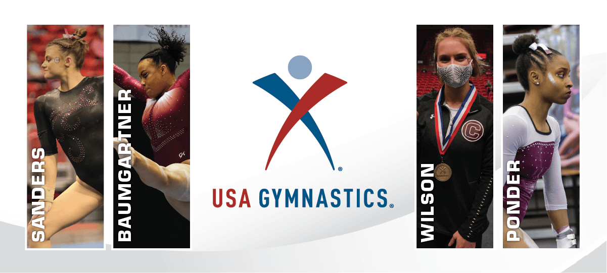 Four Centenary Gymnasts Named USA Gymnastics All-Americans