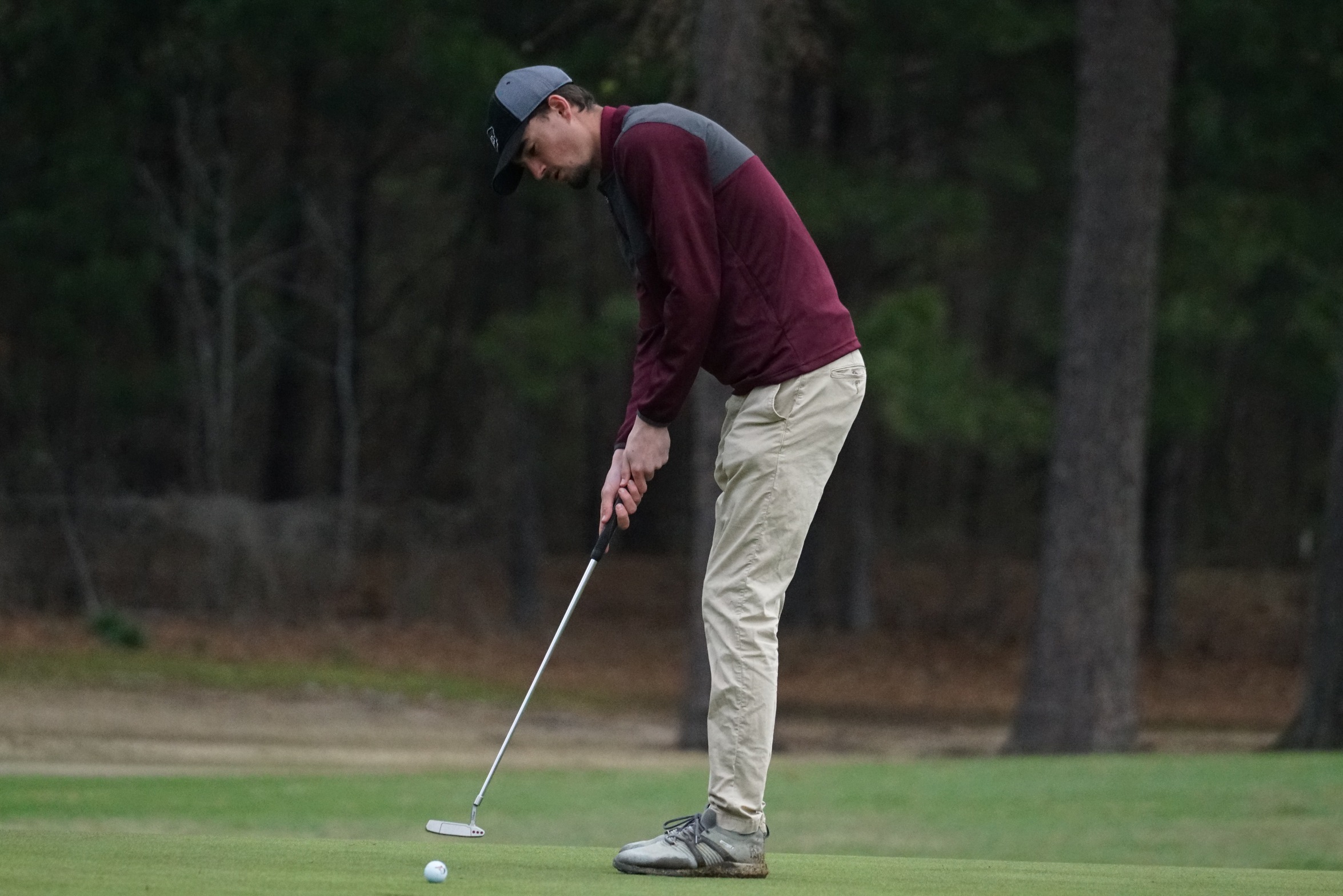 Freshman Aubrey Snell shot the Gents' lowest round on Sunday and is tied for 17th place.