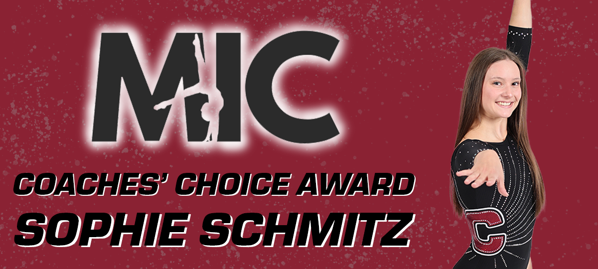 Sophie Schmitz Receives MIC Coaches' Choice Award