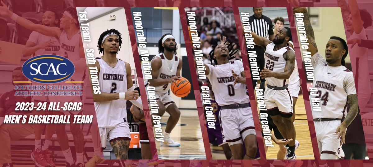 Five Gents Named To 2023-24 All-SCAC Men's Basketball Team