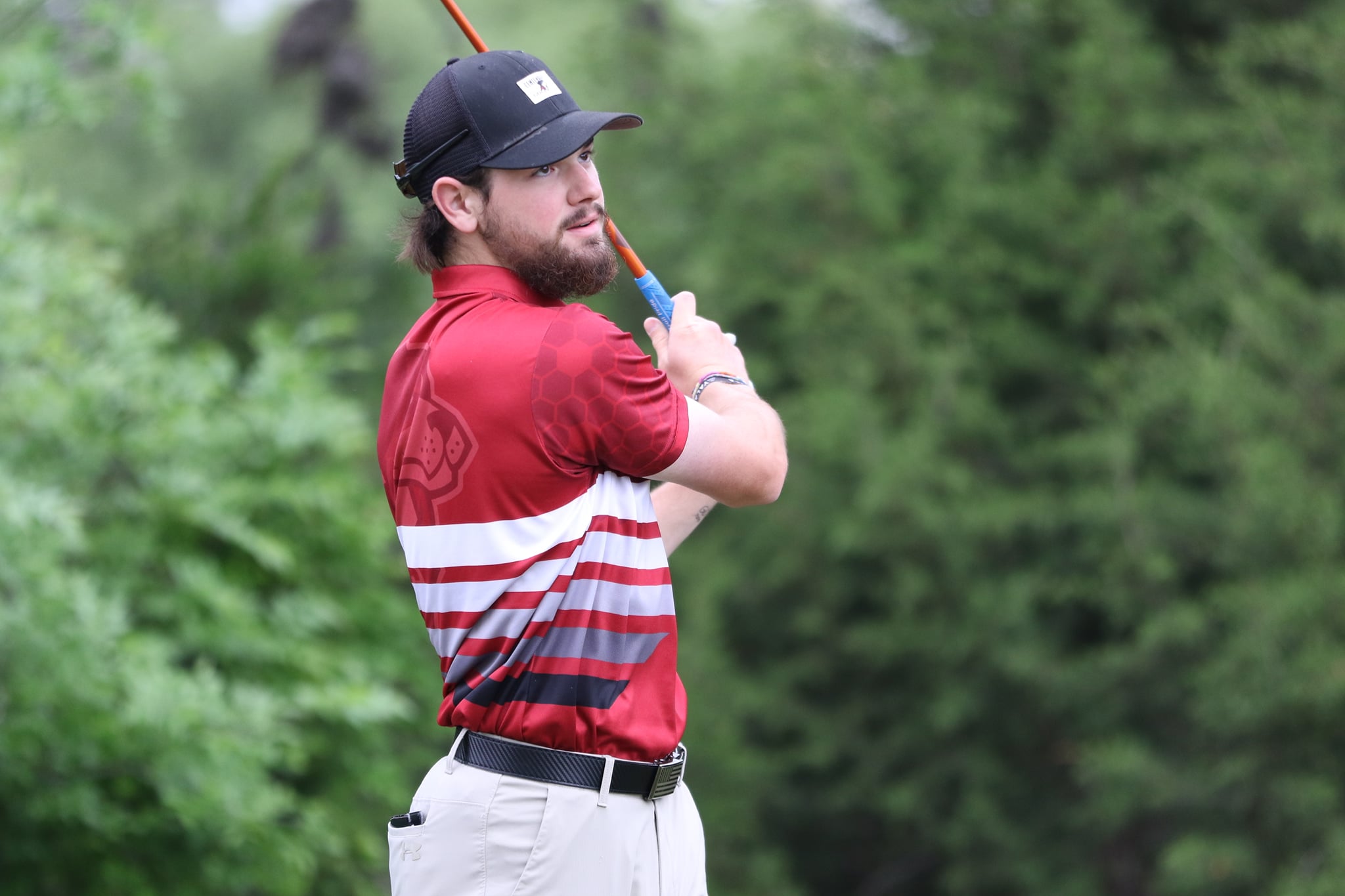 Senior Devan Martin and the Gents finished ninth in their first tournament of the spring season on Tuesday.