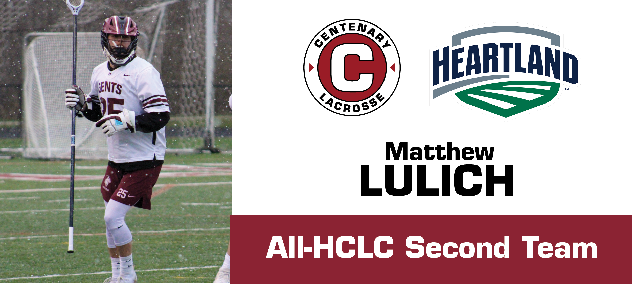 Matthew Lulich earned All-HCLC honors on Wednesday.