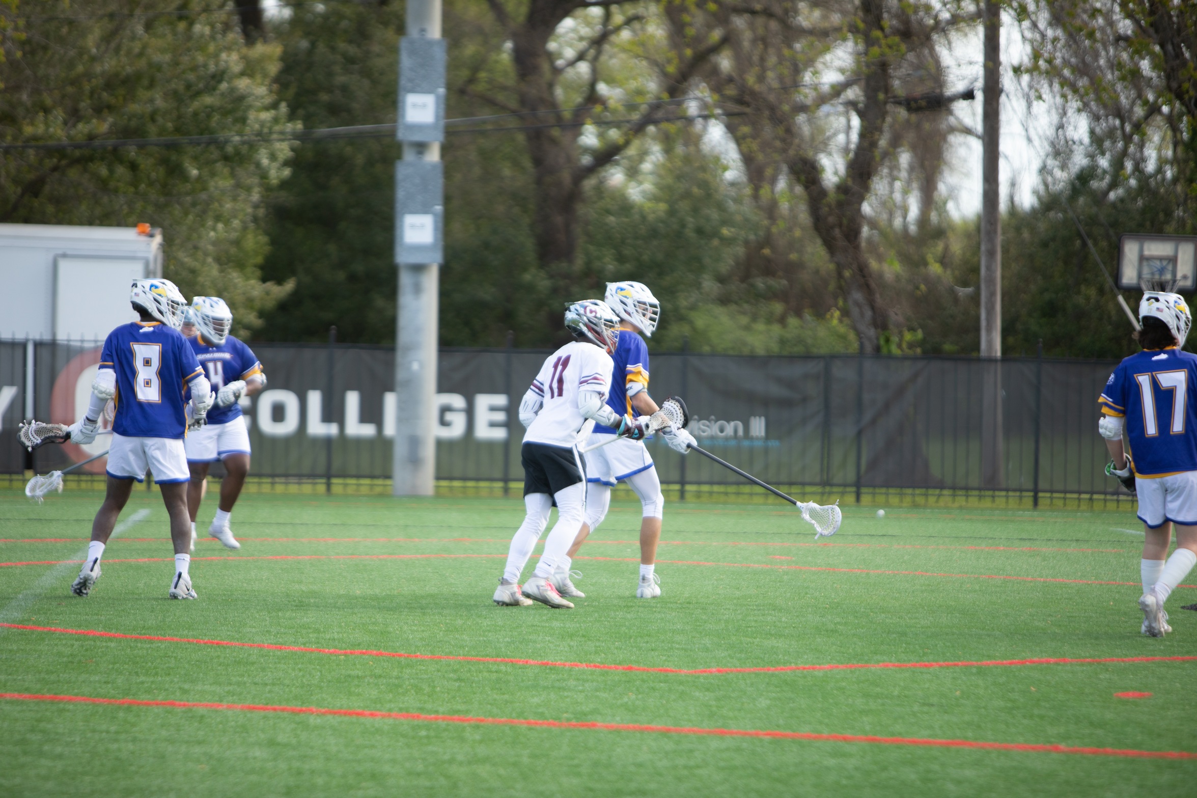 G'Colby Spivey scored five goals in Sunday's win.