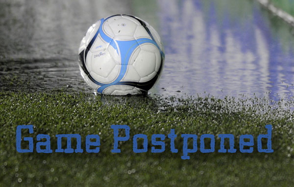Ladies and Gents Soccer at Dallas Postponed