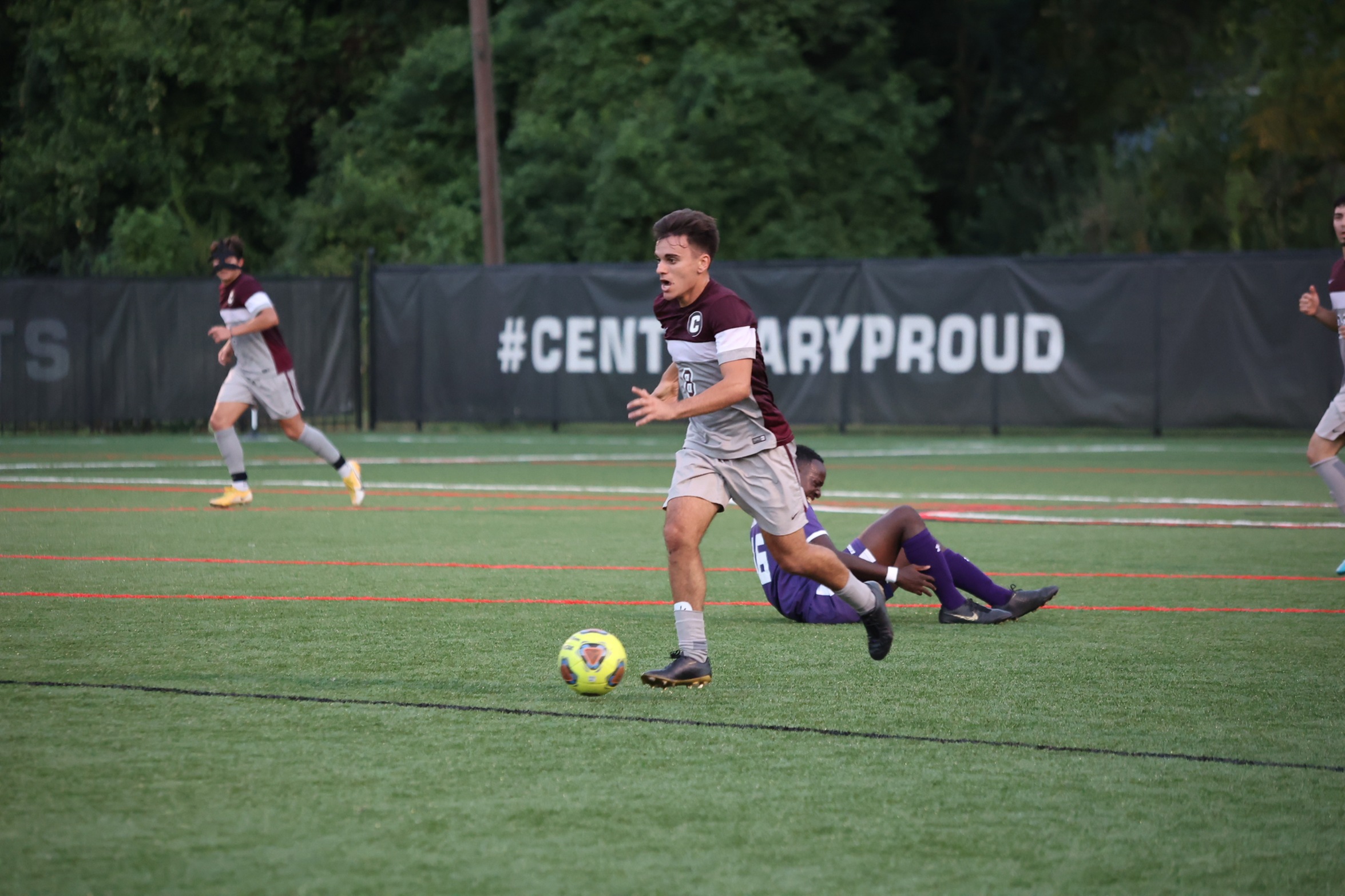 Senior MF Jaron Petreas continued his impressive season with a goal and an assist in Friday's win.