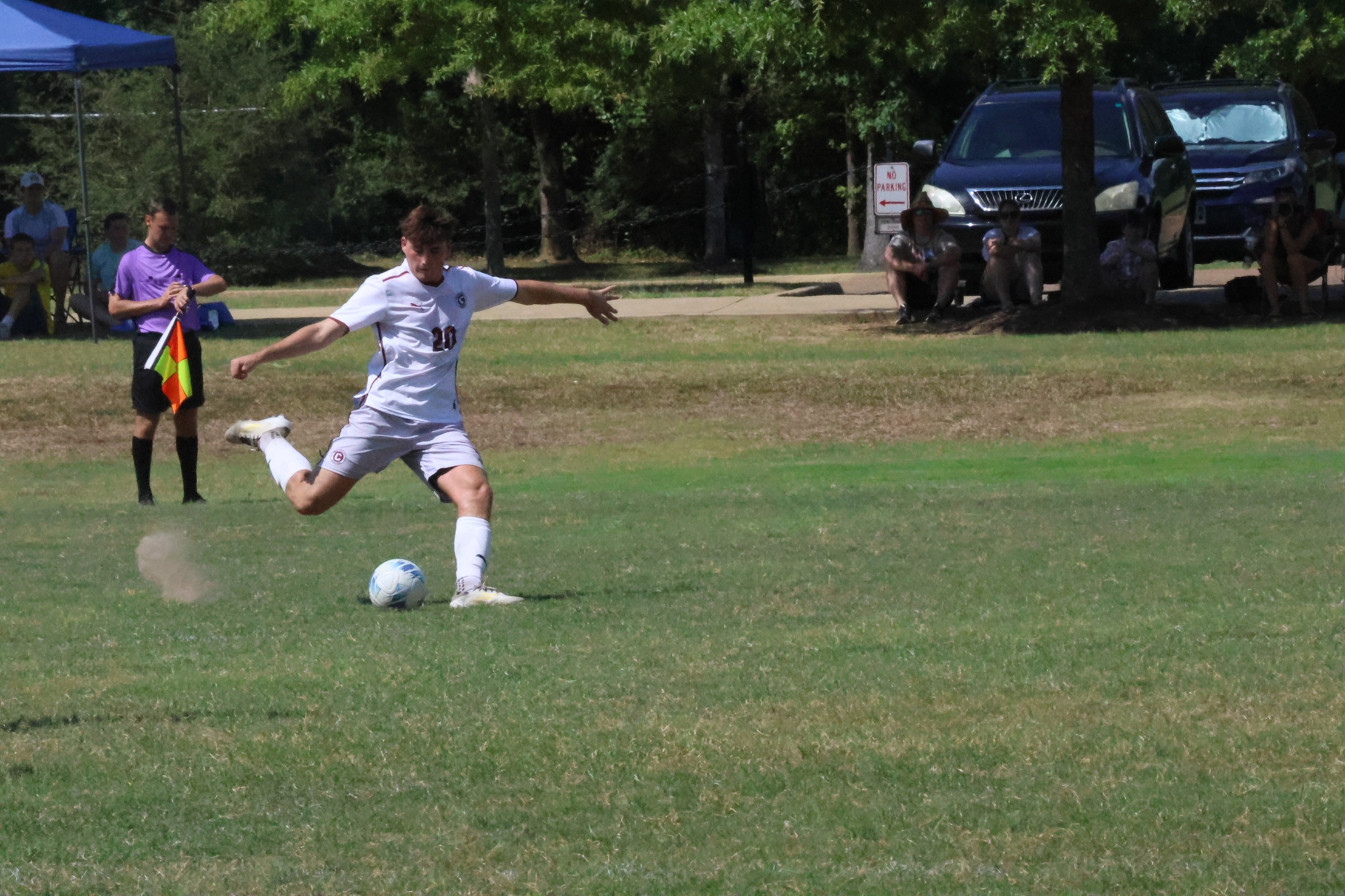 Sophomore D Hayden McConnell and the Gents are on the road this weekend for two SCAC matches.