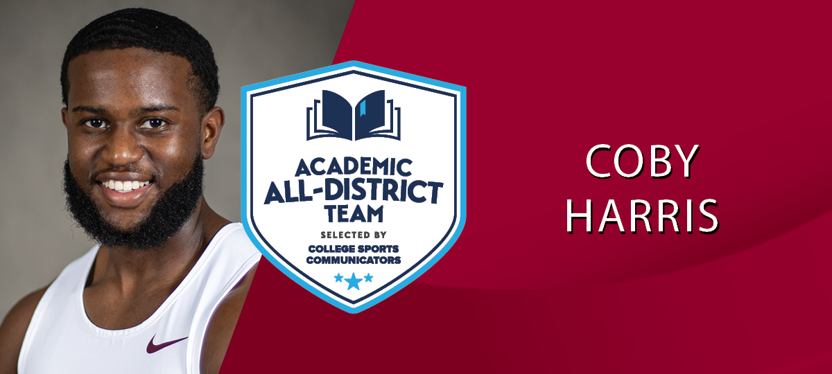 Coby Harris Named To CSC Academic All-District® Men’s Track & Field Team