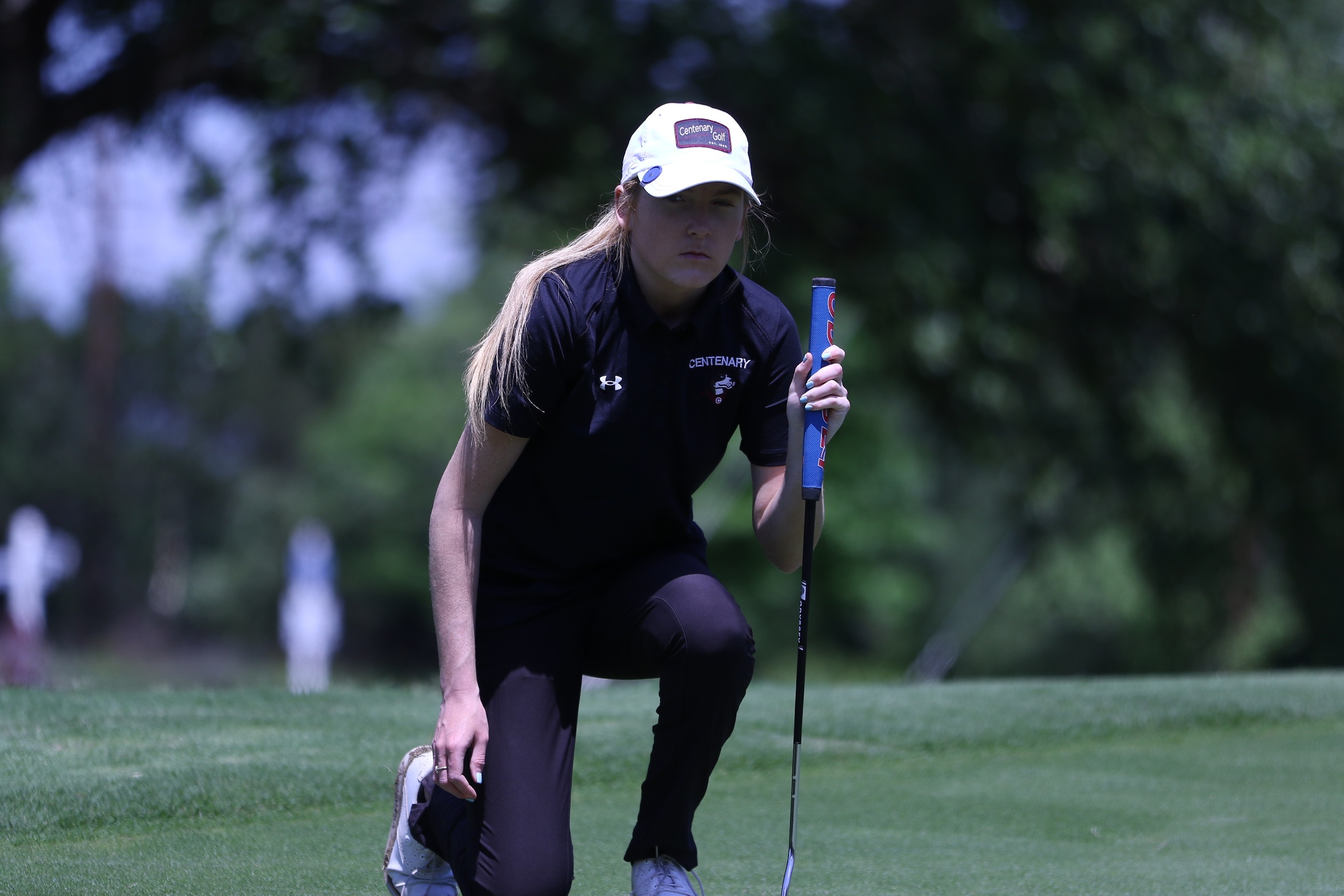Freshman Hailey Adams shot the Ladies' lowest round on Sunday and is in 26th place overall.
