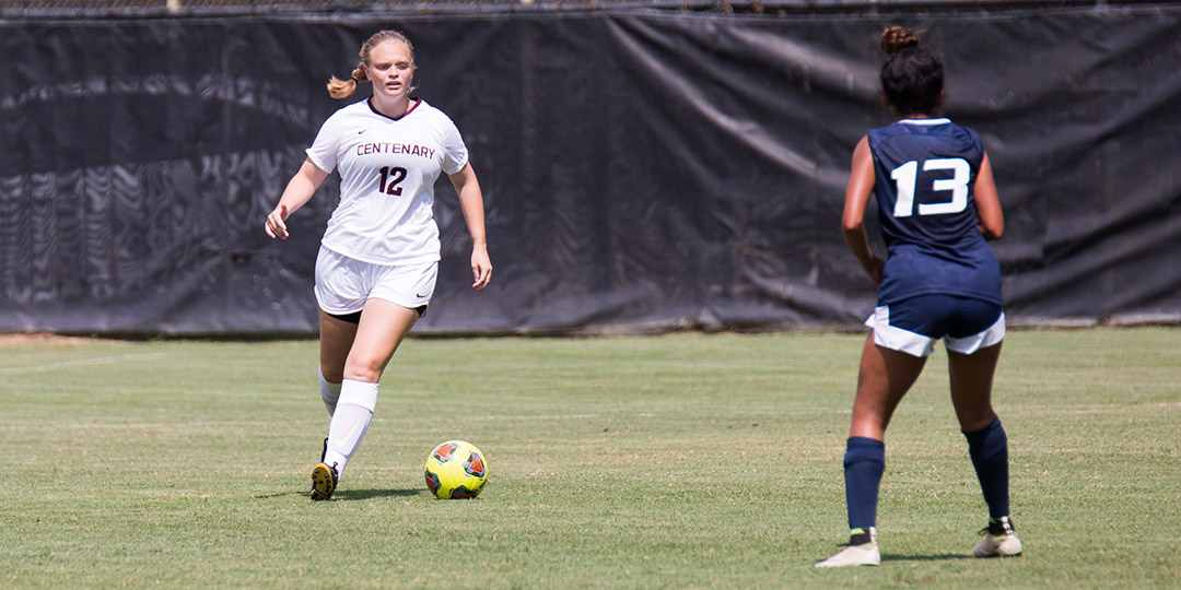 Junior Olivia Jackson scored a goal and added two assists. She now leads the conference, with junior teammate Kyra Montes, in assists for the season (four). (Photo courtesy of Curt Youngblood.