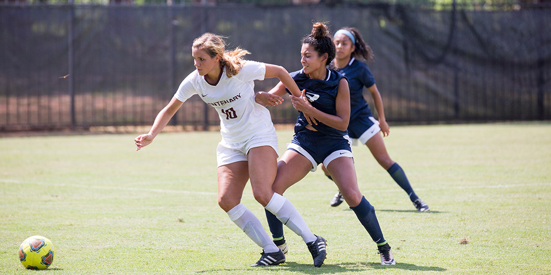 Montes Second Hat Trick Lifts Ladies Soccer Past Louisiana College, 3-2