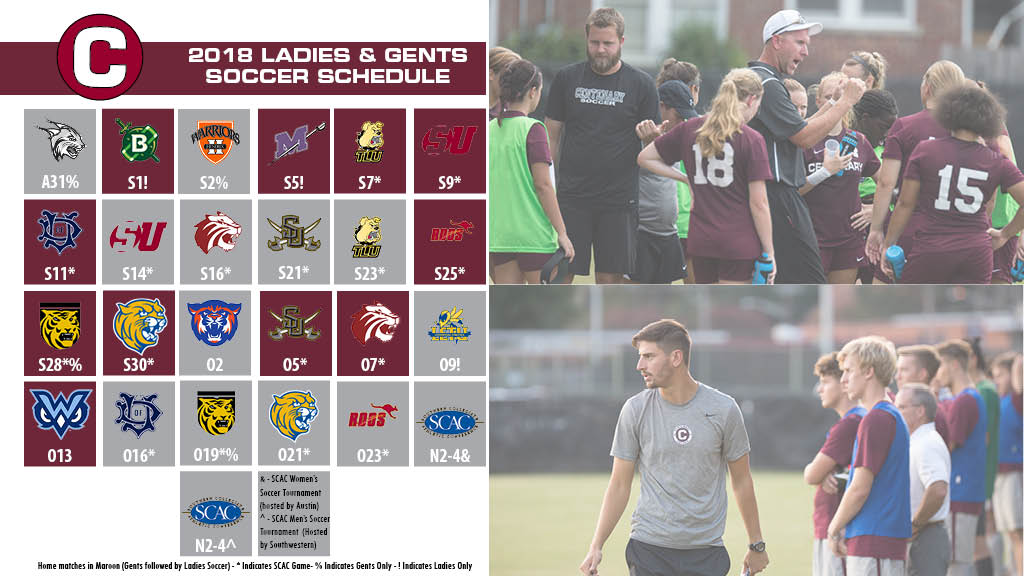 Ladies and Gents Soccer Releases 2018 Fall Schedules