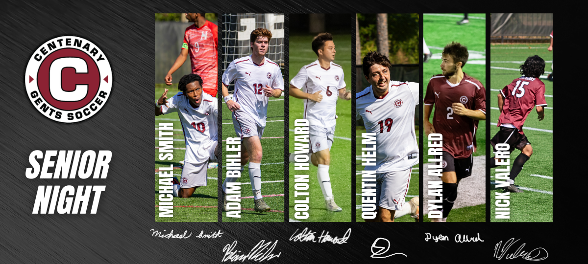 The Gents will honor their seniors following their match on Friday against Schreiner.