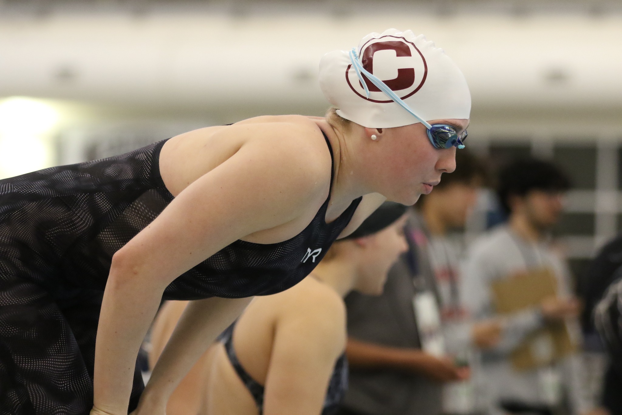Freshman Hannah Waddell swam the ninth-fastest time in program history in the 200 IM on Thursday.