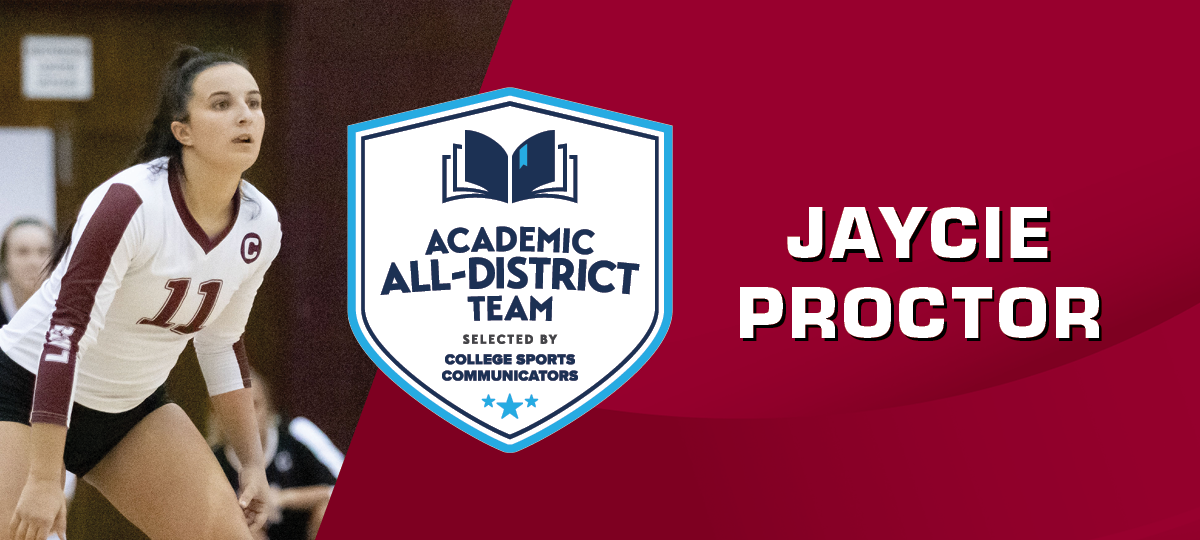 Jaycie Proctor Named To CSC 2022 Academic All-District ®Team