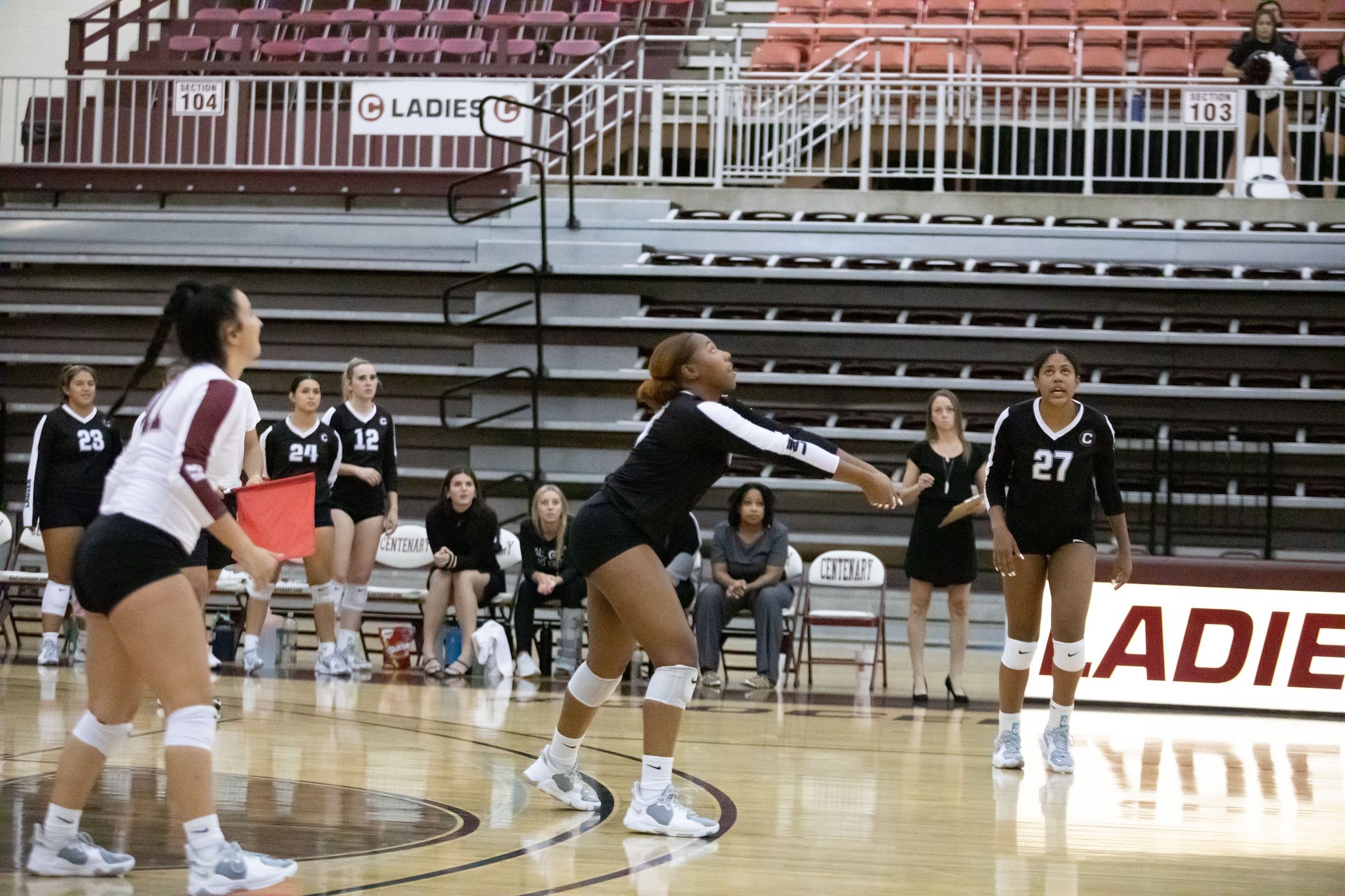 The Ladies are in Sherman, Texas this weekend for three conference matches.