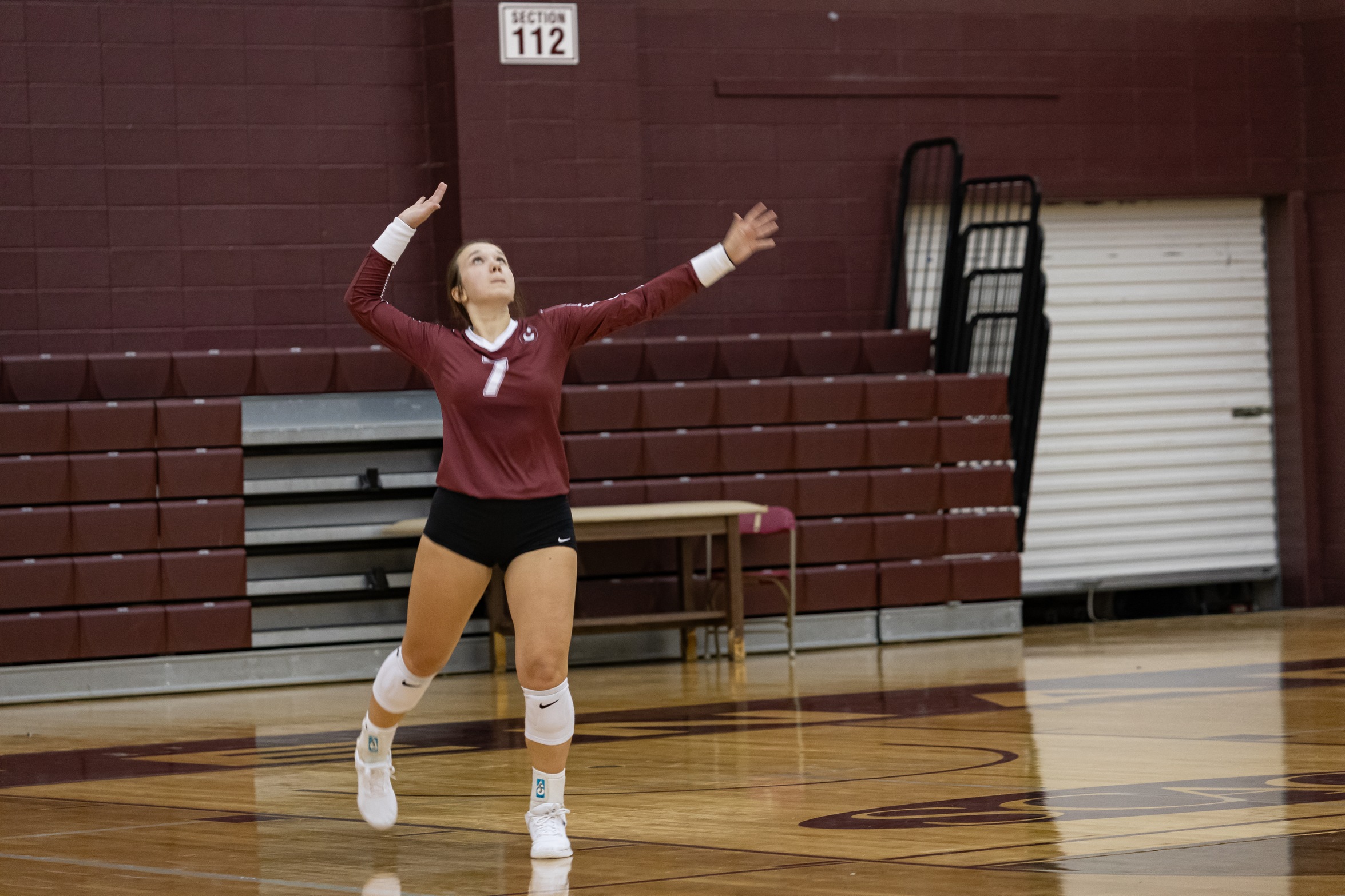 Sophomore S Meadow Smith and the Ladies will play one final home match on Tuesday.