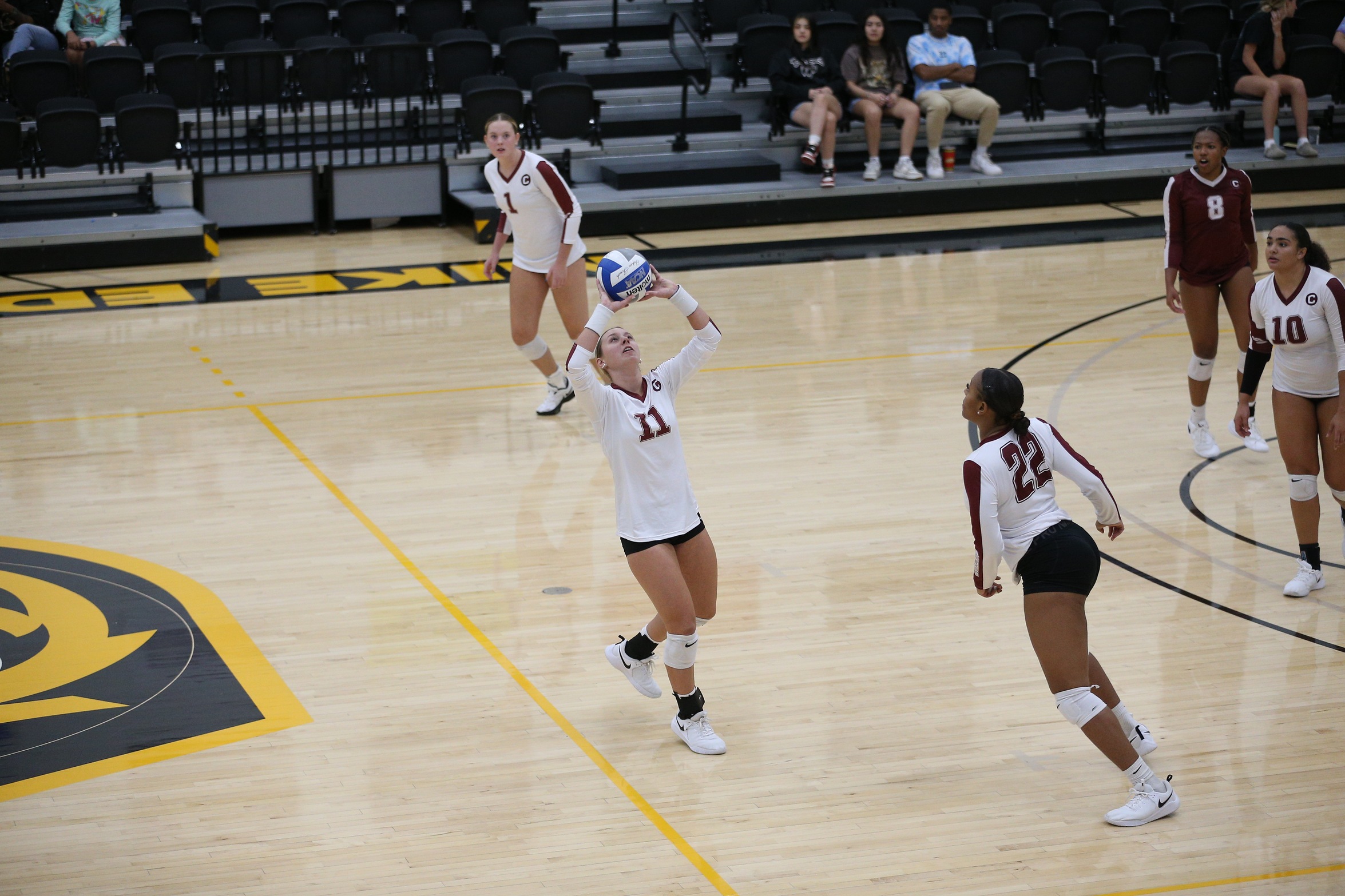 Sophomore DS/L Daly Nagot and the Ladies play three matches at TLU this weekend.
