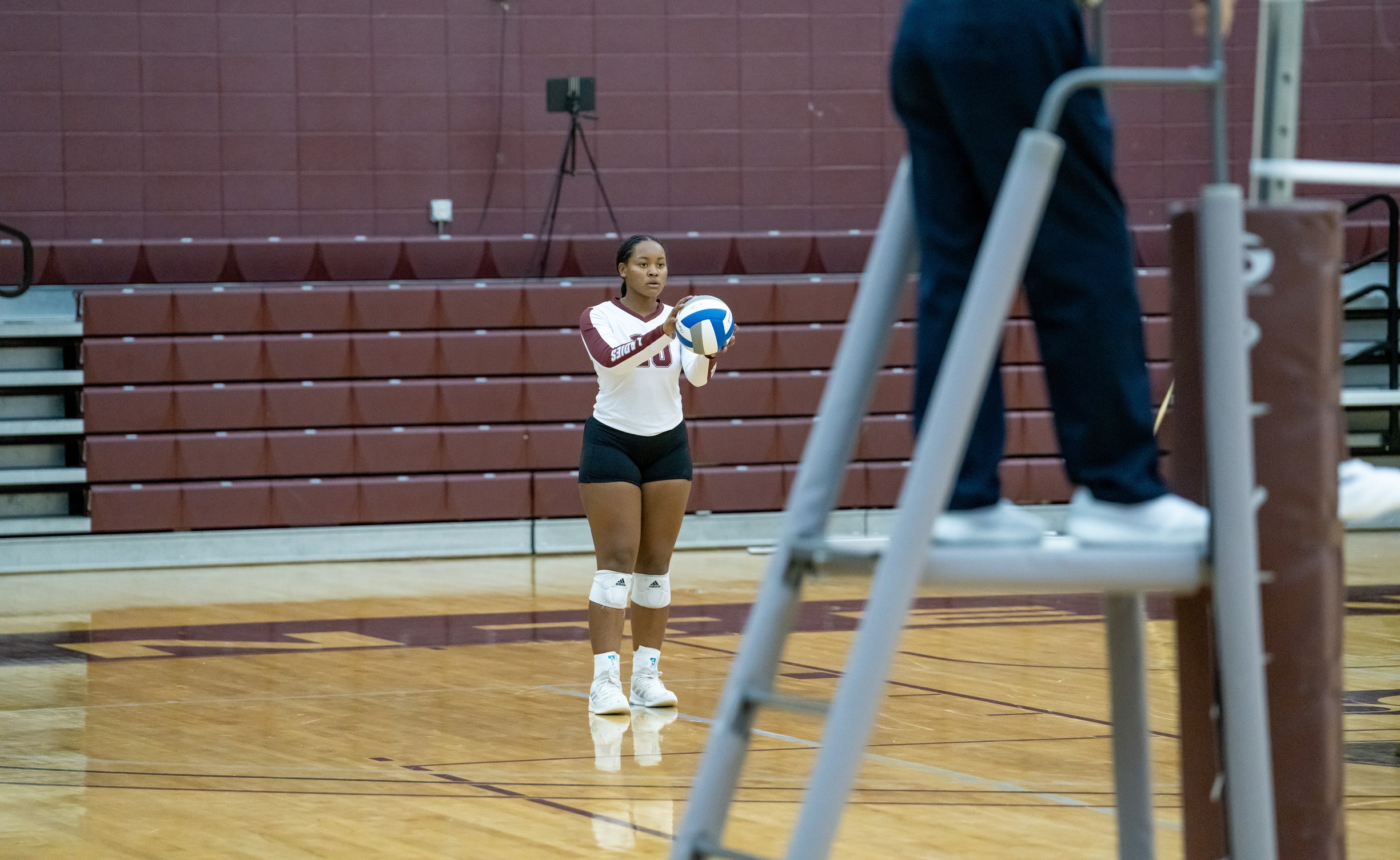 Freshman Aaliyah Barnett had a team-high four kills on Tuesday.